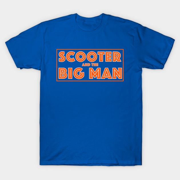 Scooter And The Big Man T-Shirt by MONKEYS FIGHTING ROBOTS